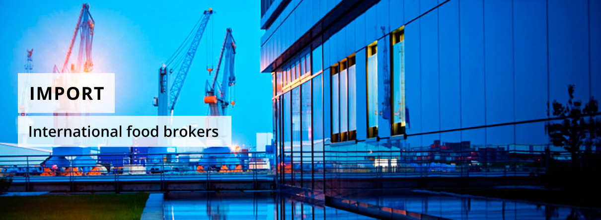 Import · International food brokers